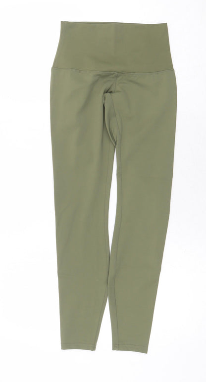 Shakti Shanki Womens Green Polyester Jogger Leggings Size 4