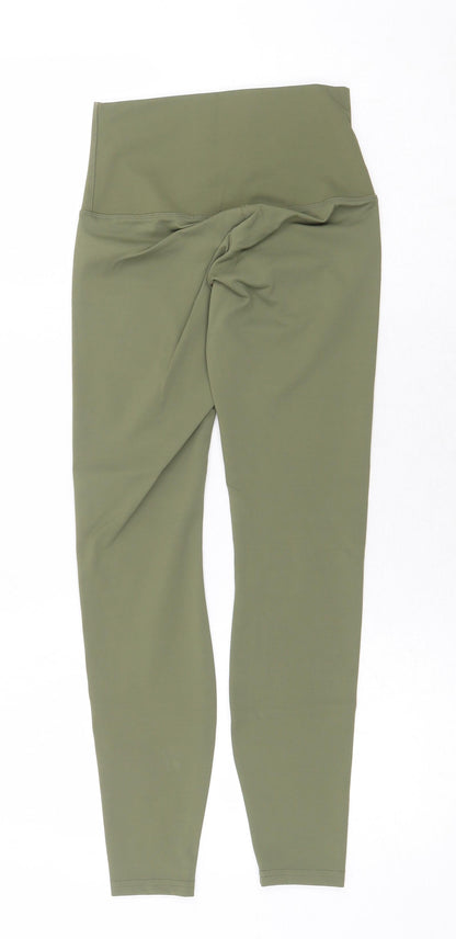 Shakti Shanki Womens Green Polyester Jogger Leggings Size 4