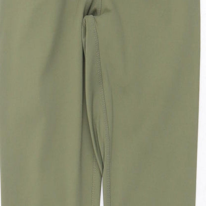 Shakti Shanki Womens Green Polyester Jogger Leggings Size 4