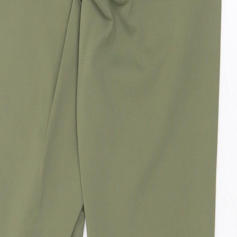 Shakti Shanki Womens Green Polyester Jogger Leggings Size 4