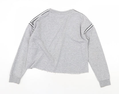 Primark Girls Grey Polyester Pullover Sweatshirt Size 12-13 Years Pullover - Los Angeles USA
