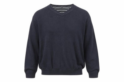 Mens UK Size M Boston Crew Blue Pullover Jumper