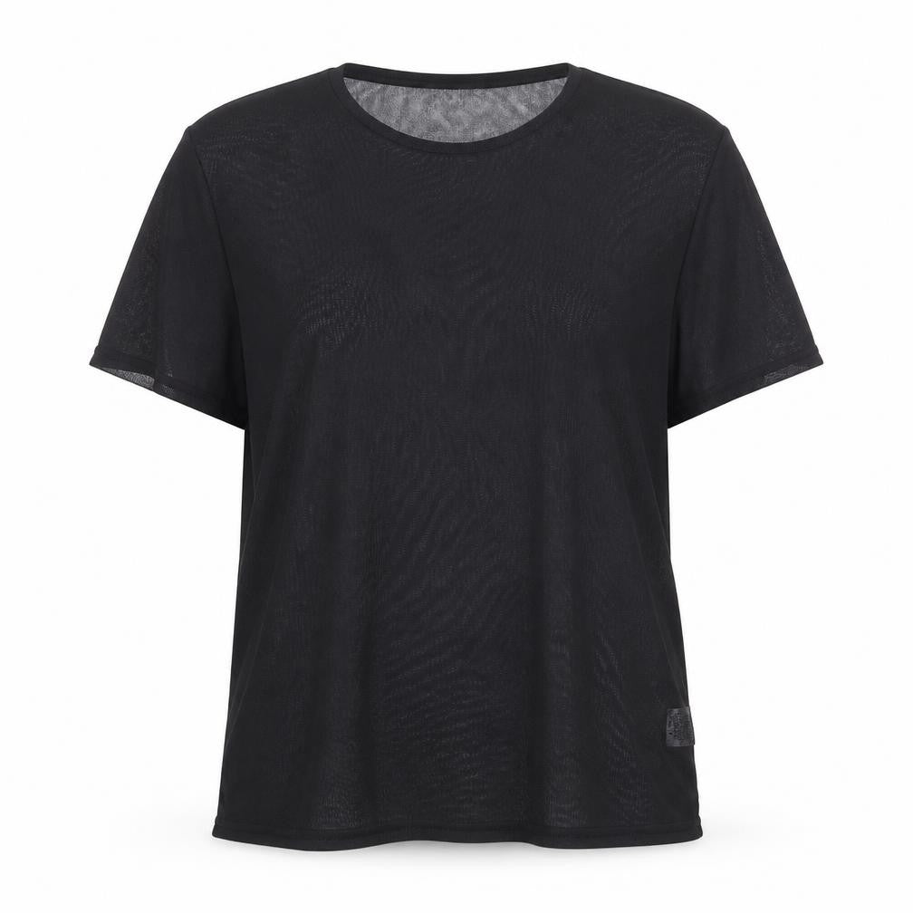Womens UK Size 8 Missguided Black Basic T-Shirt