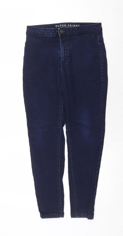 Womens UK Size 12 Marks and Spencer Regular Fit Skinny Blue Jeans
