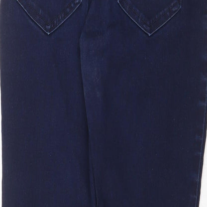 Womens UK Size 12 Marks and Spencer Regular Fit Skinny Blue Jeans