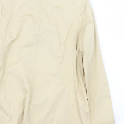 Womens UK Size 10 Clements Ribeiro Beige Pea Coat