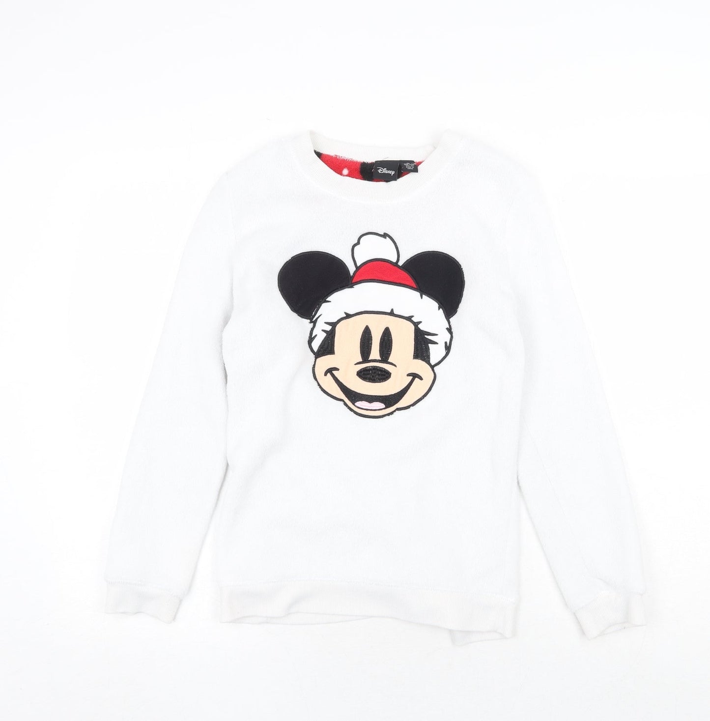 Womens UK Size S Disney White Pullover Sweatshirt
