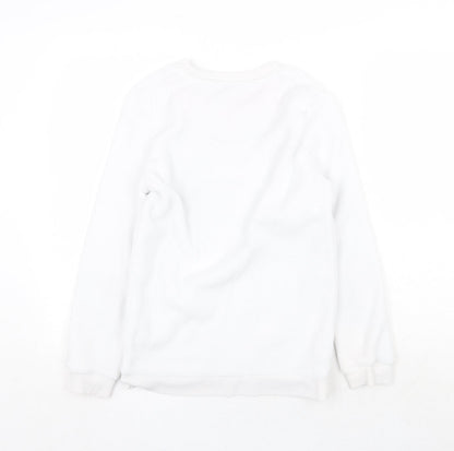 Womens UK Size S Disney White Pullover Sweatshirt