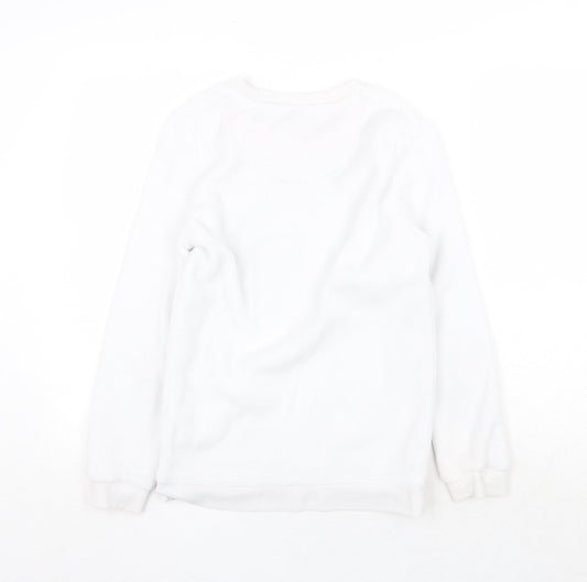 Womens UK Size S Disney White Pullover Sweatshirt