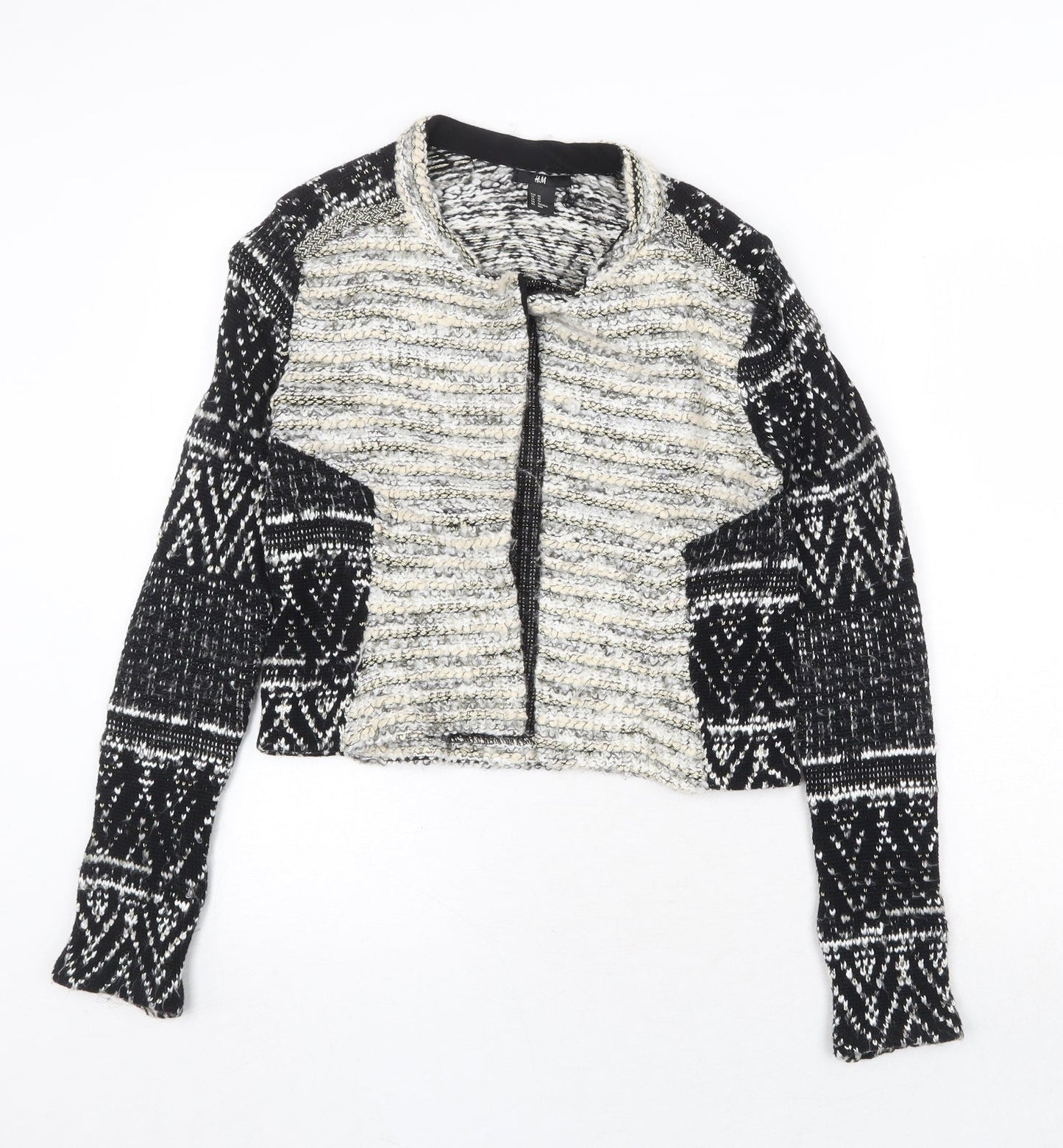 Womens UK Size XS H&M Black Jacket