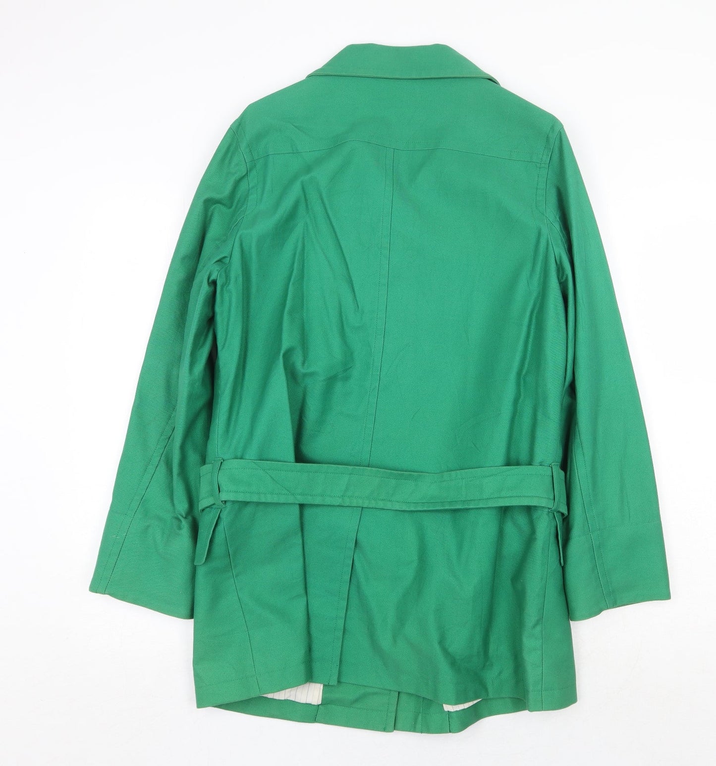 Womens UK Size 14 Therapy Green Overcoat