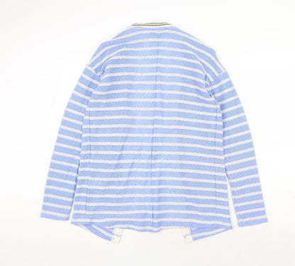 Womens UK Size 8 NEXT Blue Cardigan Jumper