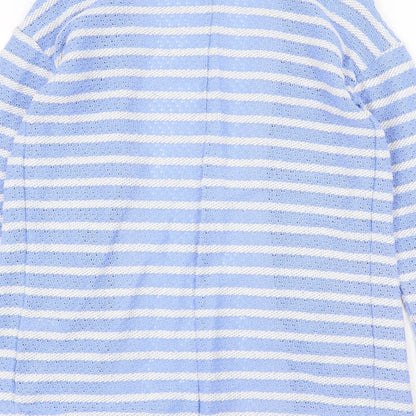 Womens UK Size 8 NEXT Blue Cardigan Jumper