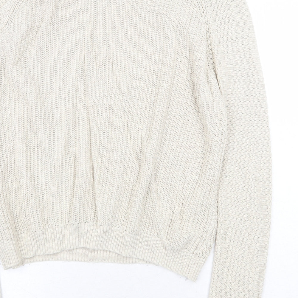 Womens UK Size 14 Topshop Ivory Pullover Jumper