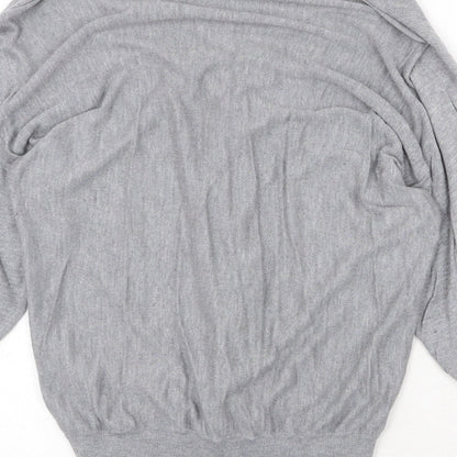 Womens UK Size XS H&M Grey Cardigan Jumper