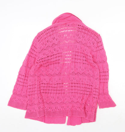 Womens UK Size S Casamia Pink Cardigan Jumper