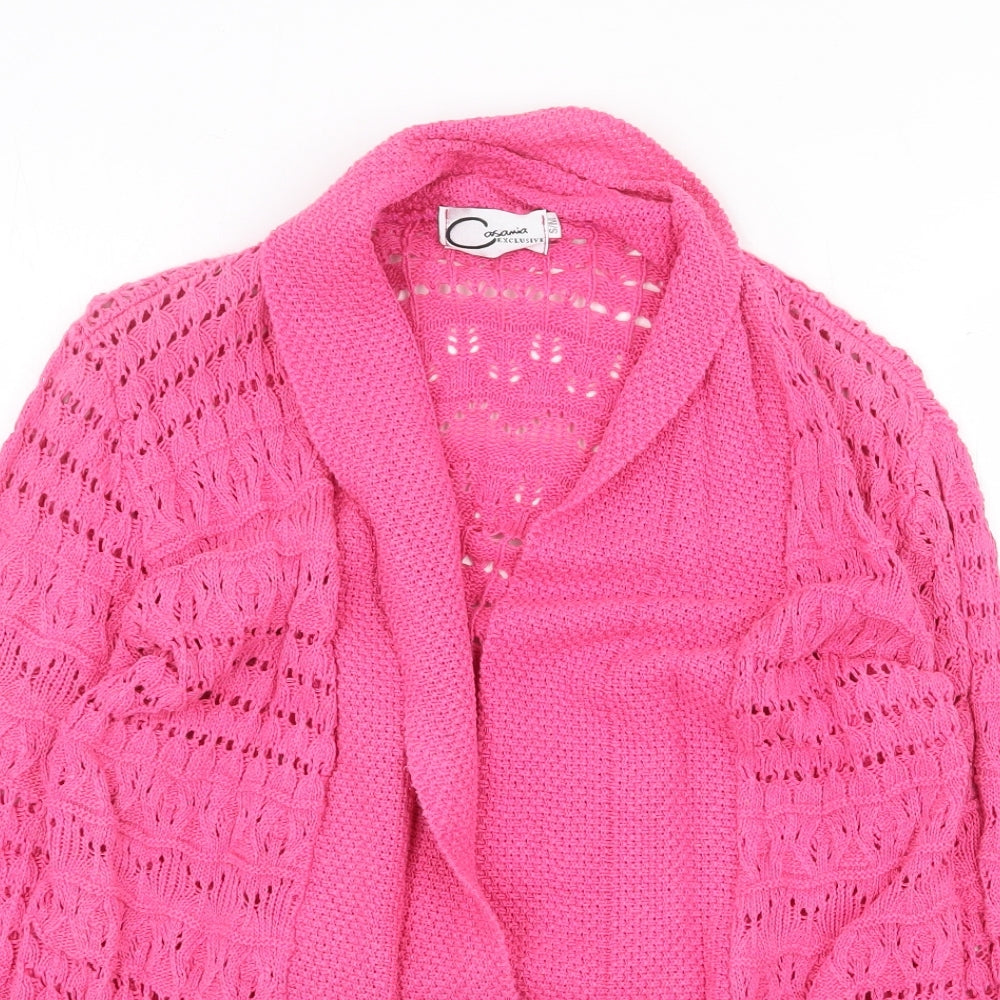 Womens UK Size S Casamia Pink Cardigan Jumper