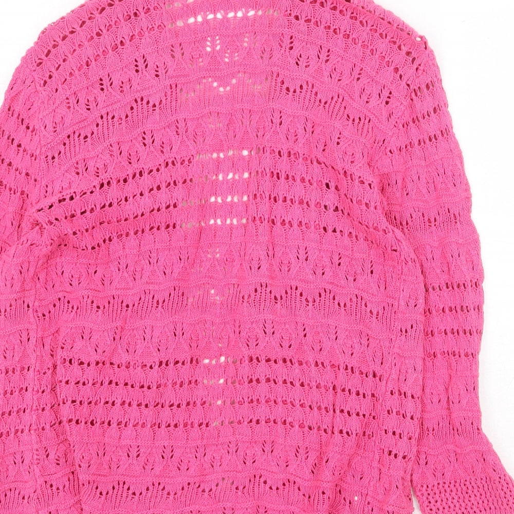 Womens UK Size S Casamia Pink Cardigan Jumper