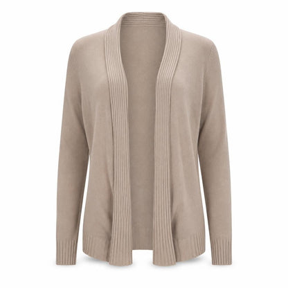 Womens UK Size S Apricot Beige Cardigan Jumper