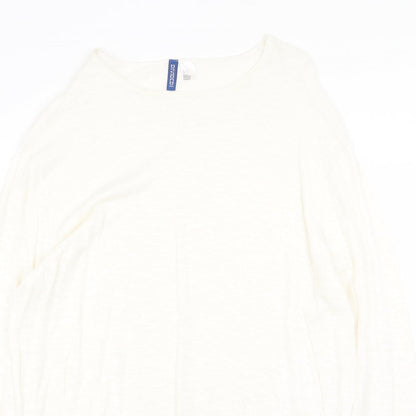 Womens UK Size L H&M Beige Pullover Jumper