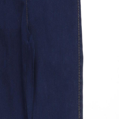 Denim & Co. Womens Blue Cotton Jegging Jeans Size 8 Slim Zip