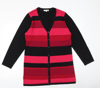 Womens UK Size XL Signature Experience Pink Cardigan Jumper