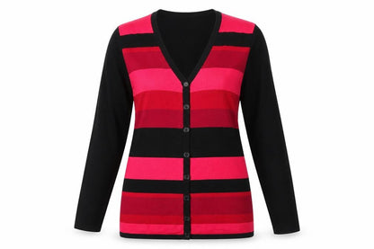 Womens UK Size XL Signature Experience Pink Cardigan Jumper