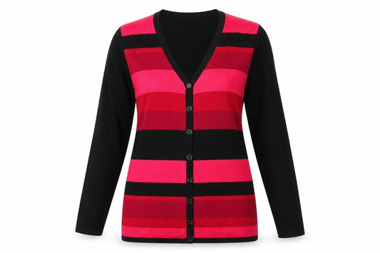 Womens UK Size XL Signature Experience Pink Cardigan Jumper