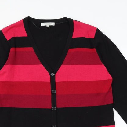 Womens UK Size XL Signature Experience Pink Cardigan Jumper