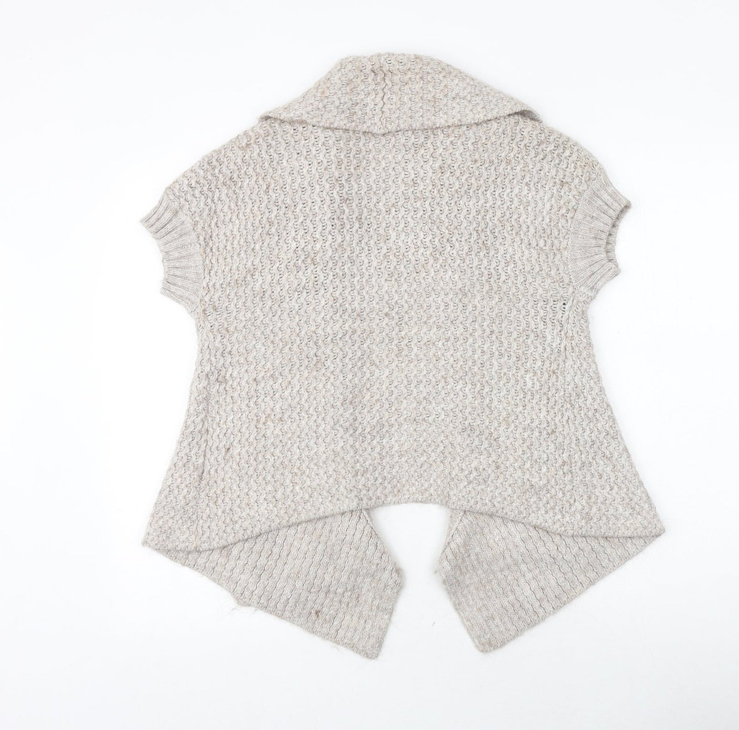 Womens UK Size 12 Marks and Spencer Beige Cardigan Jumper
