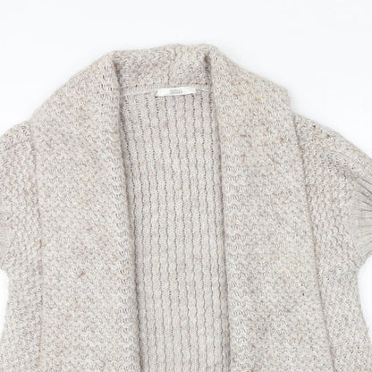 Womens UK Size 12 Marks and Spencer Beige Cardigan Jumper