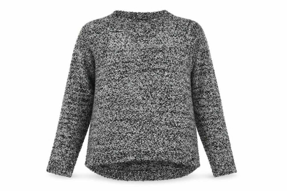 Womens UK Size 10 AKD A WEST Grey Pullover Jumper
