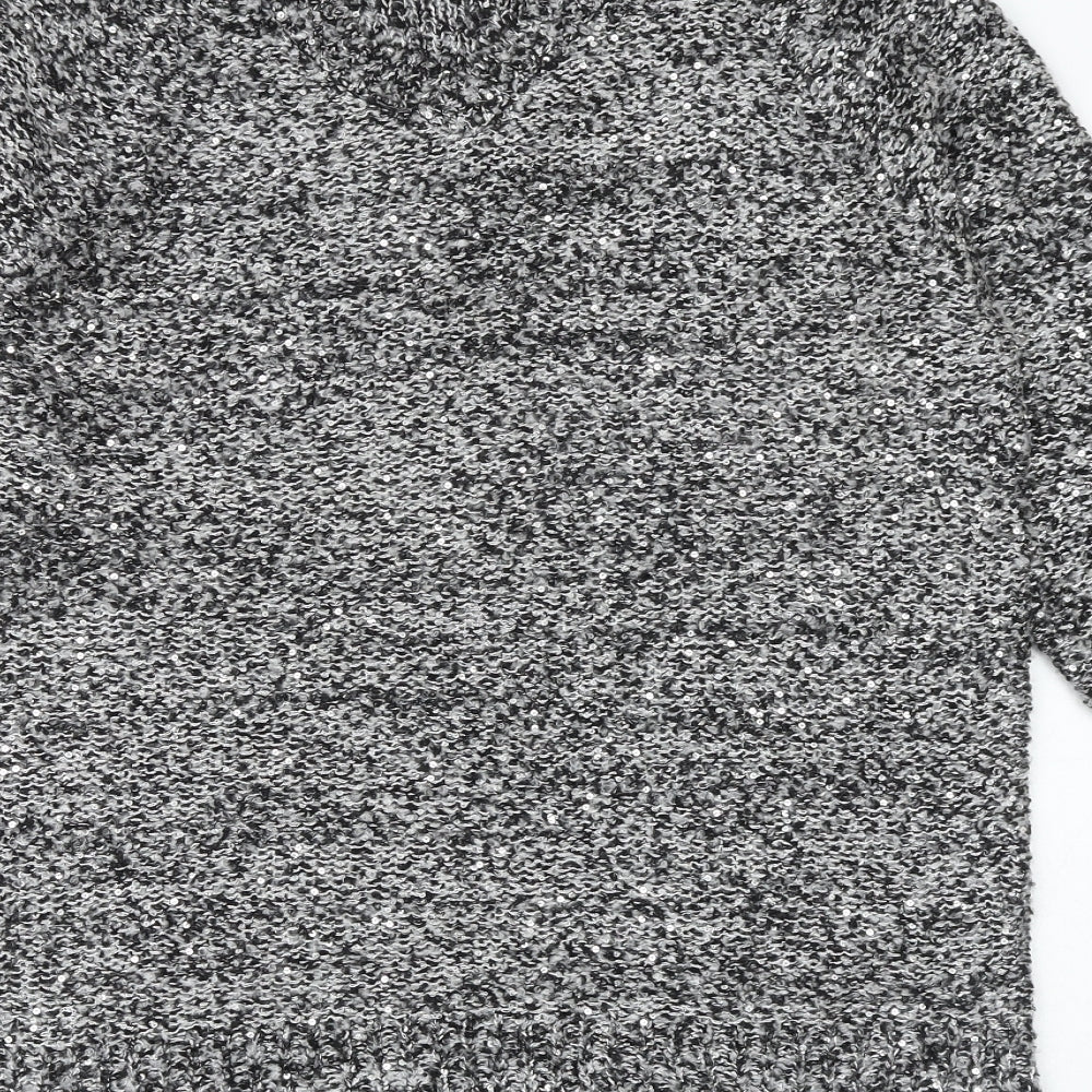 Womens UK Size 10 AKD A WEST Grey Pullover Jumper