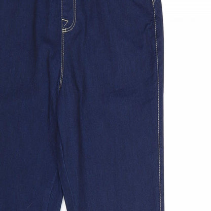 Denim & Co. Womens Blue Cotton Jegging Jeans Size 12 Regular