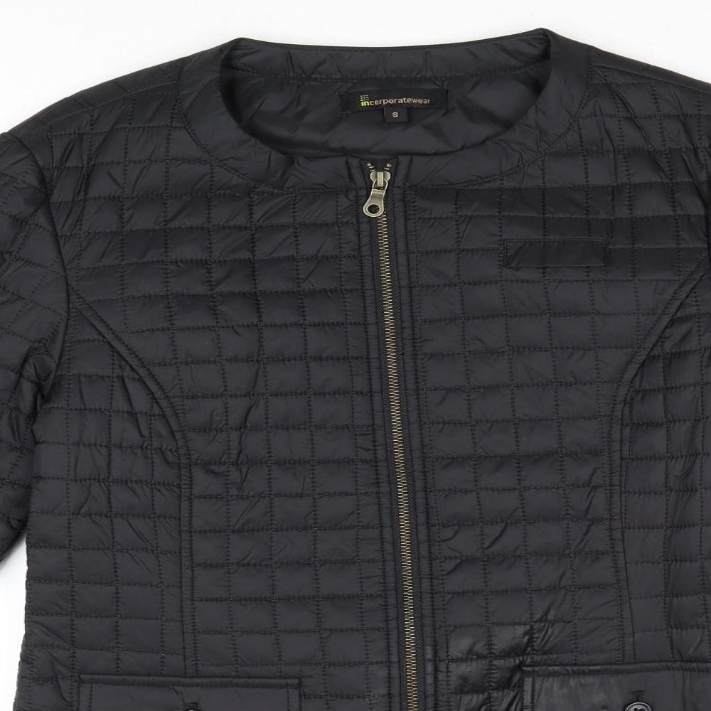 Incorporate Wear Womens Black Jacket Size S Zip