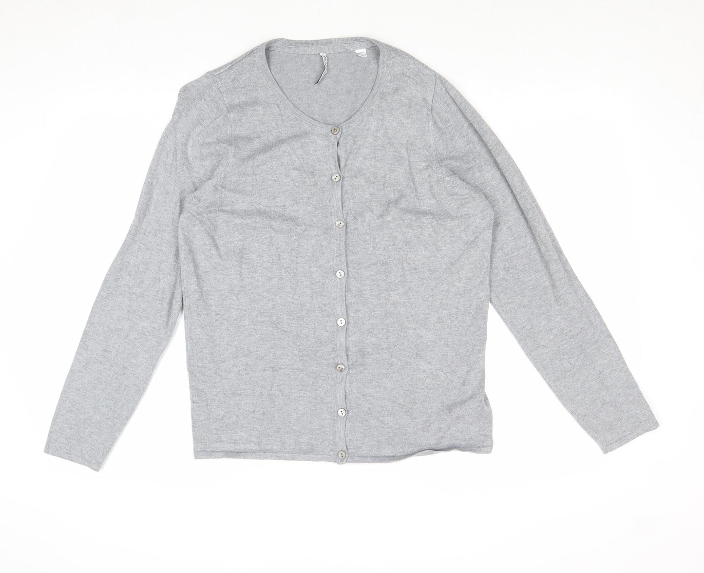 Womens UK Size 12 Capsule Grey Cardigan Jumper