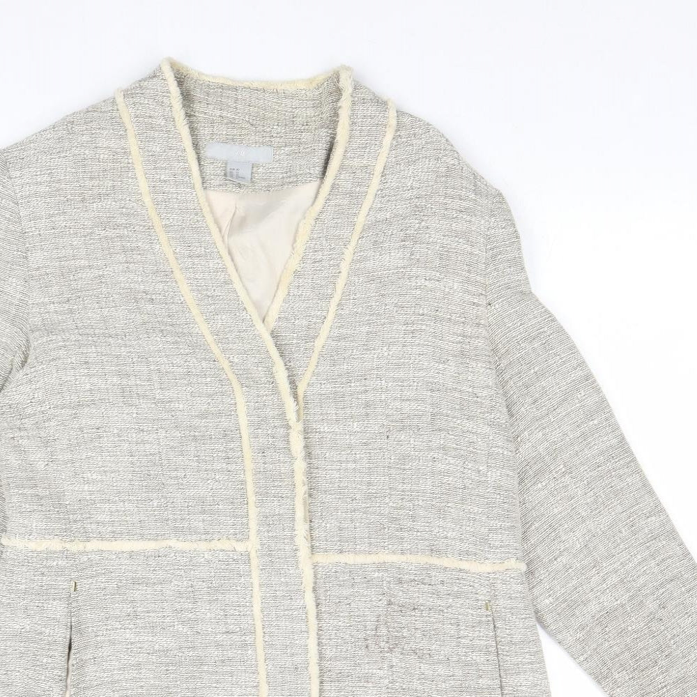 Womens UK Size 14 H&M Grey Jacket
