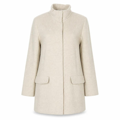 Womens UK Size 14 Marks and Spencer Beige Overcoat