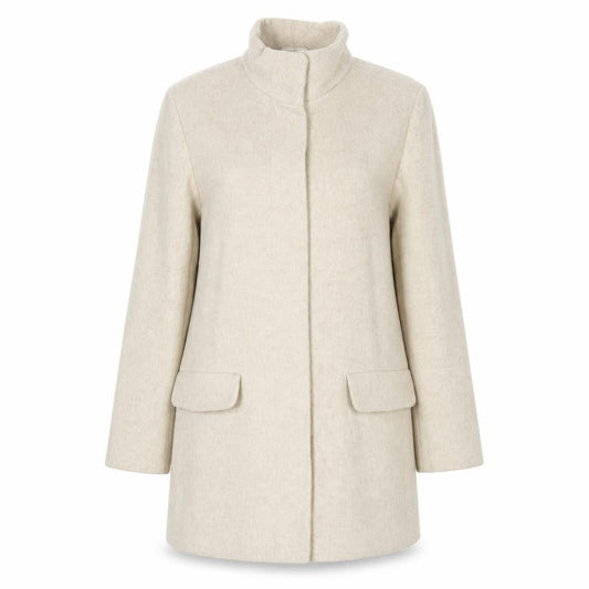 Womens UK Size 14 Marks and Spencer Beige Overcoat