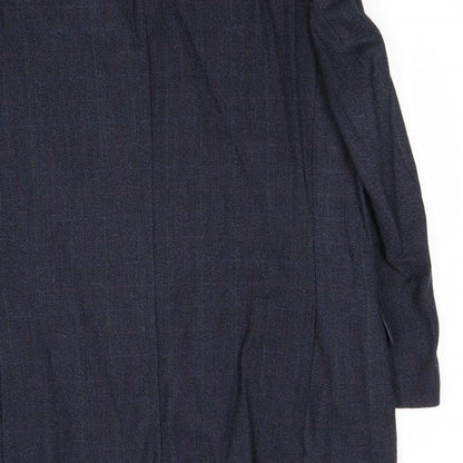 Mens UK Size 42 Woolmark Regular Blue Suit Jacket