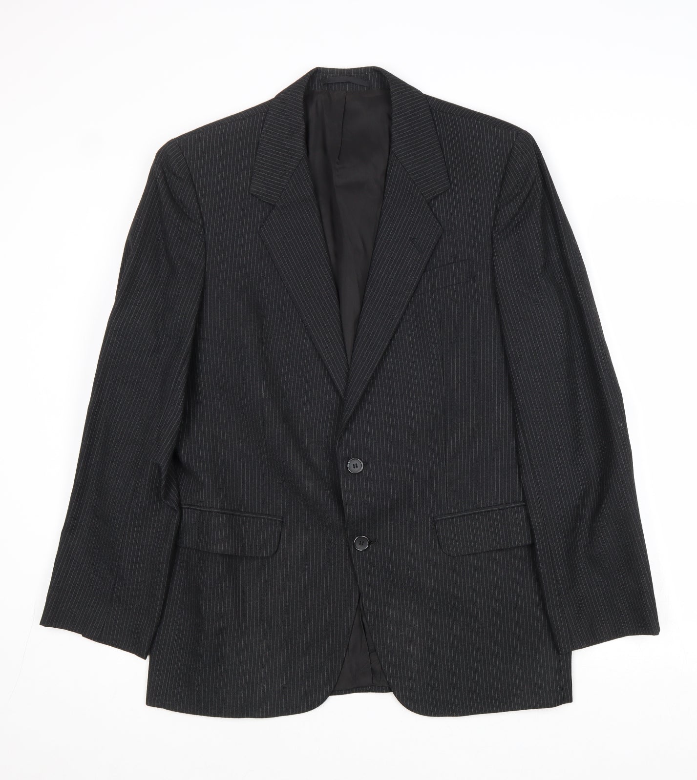 Mens UK Size 40 C&A Regular Black Suit Jacket