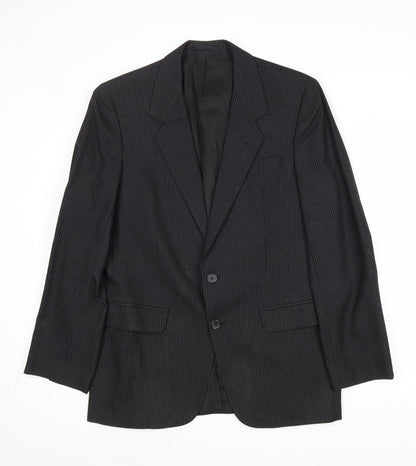 Mens UK Size 40 C&A Regular Black Suit Jacket