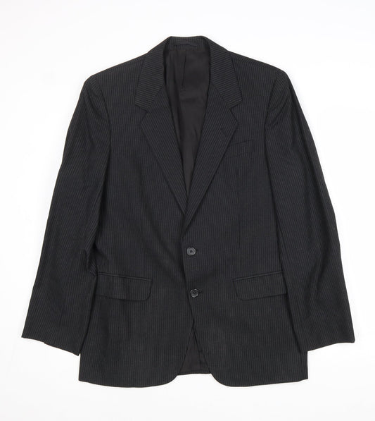 Mens UK Size 40 C&A Regular Black Suit Jacket
