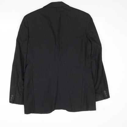 Mens UK Size 40 C&A Regular Black Suit Jacket
