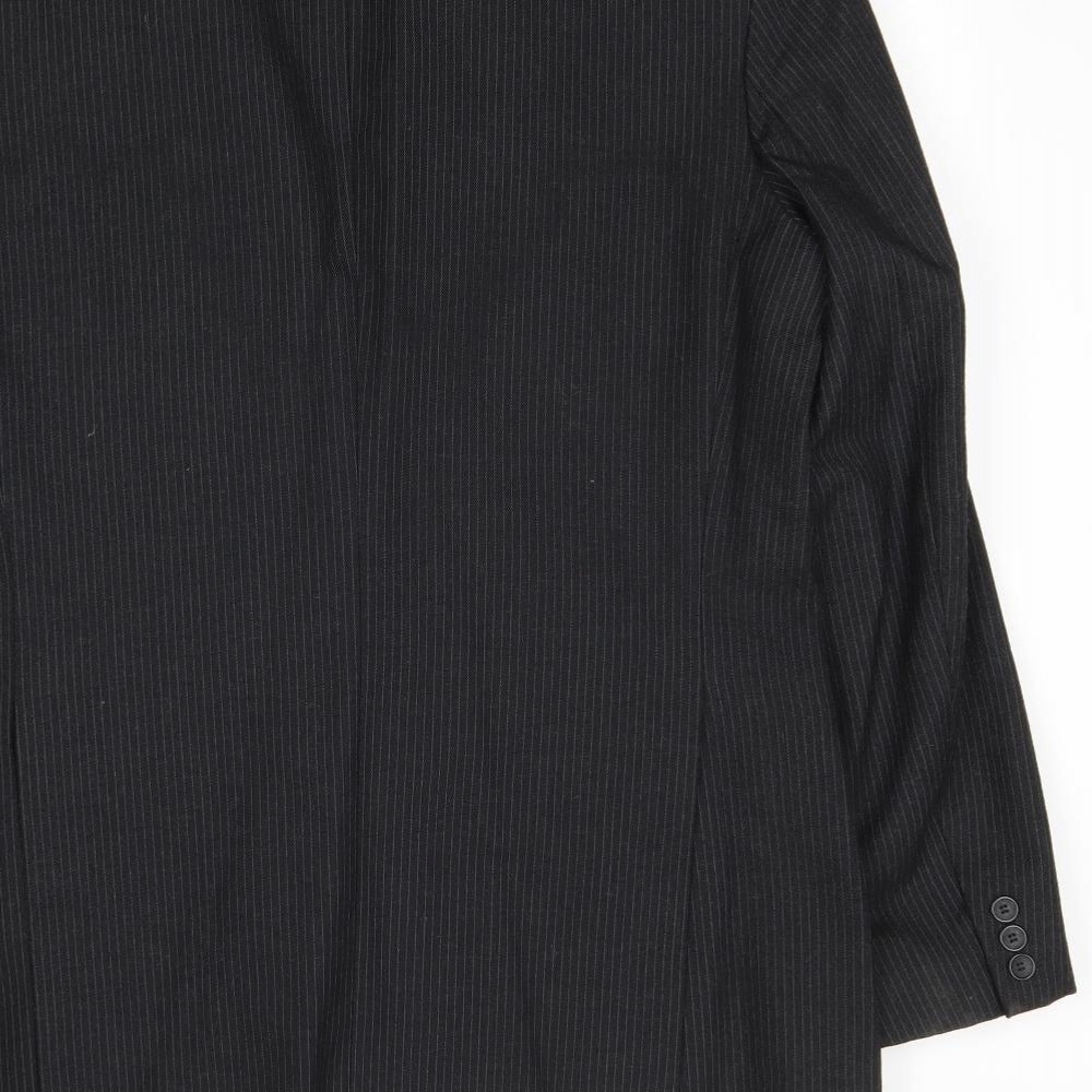 Mens UK Size 40 C&A Regular Black Suit Jacket
