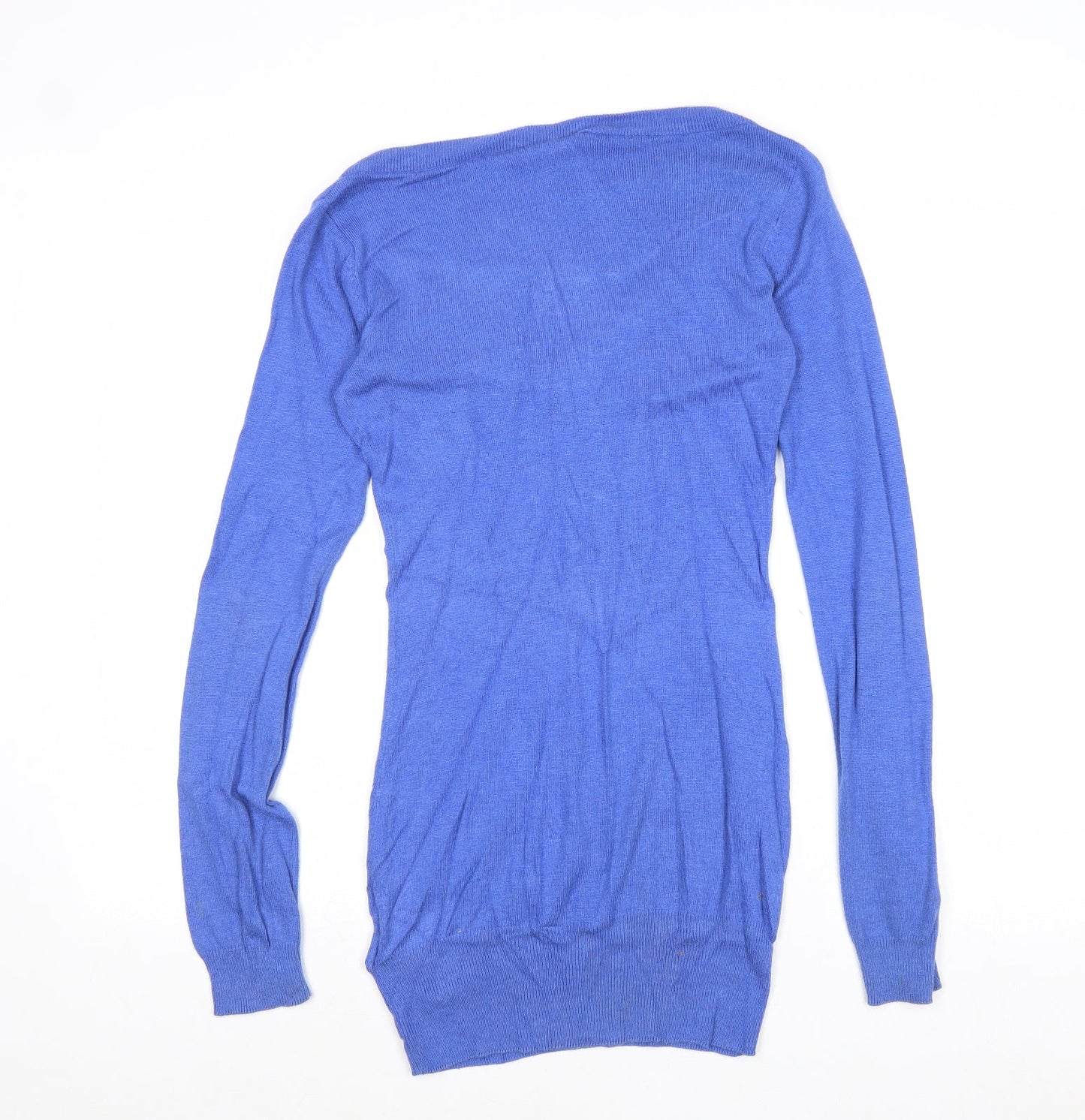 Womens UK Size 6 Divided by H&M Blue Pullover Jumper