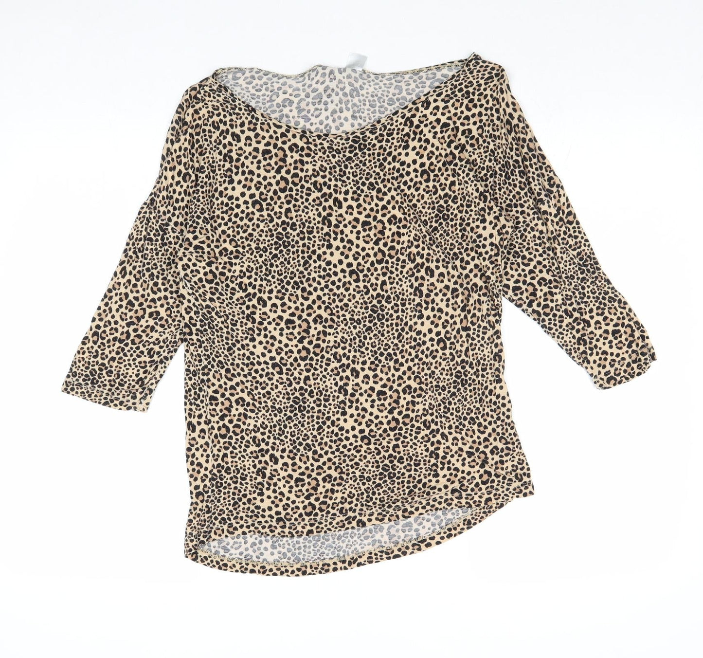 Womens UK Size 6 Divided by H&M Brown Basic Blouse