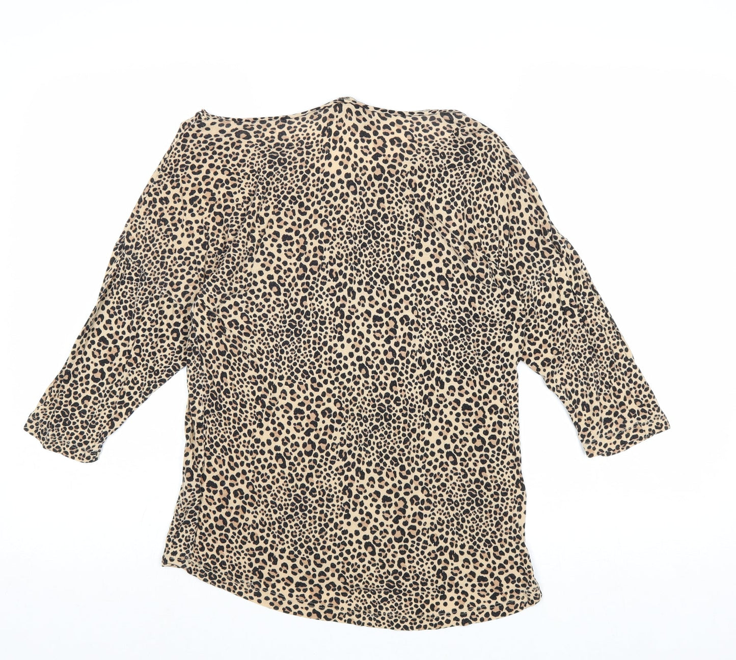 Womens UK Size 6 Divided by H&M Brown Basic Blouse