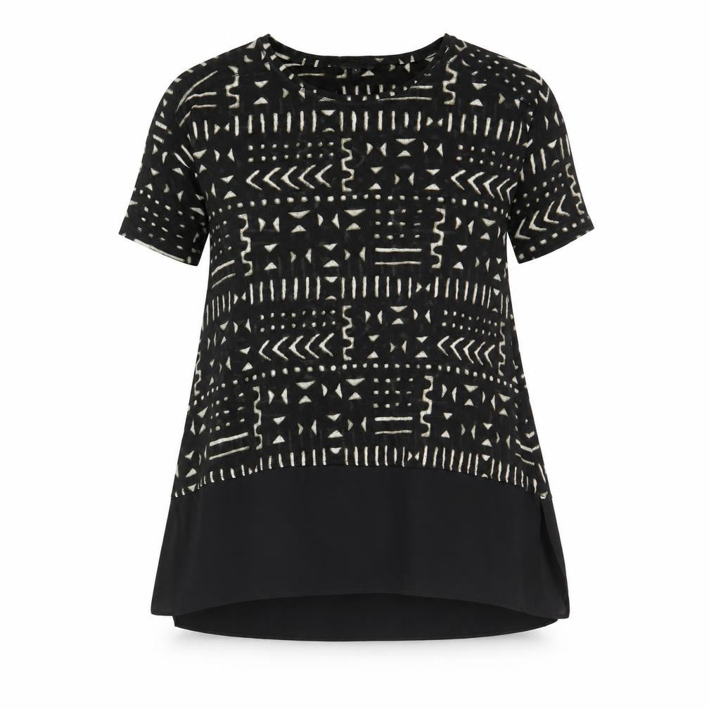 Womens UK Size 8 NEXT Black Basic Blouse