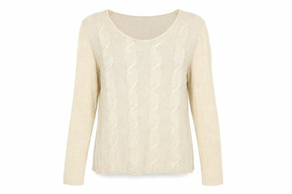 Womens UK Size L Country Casuals Beige Pullover Jumper
